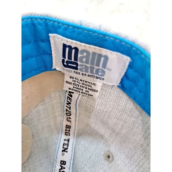 Main Gate Big 10 2015 Basketball Men's One Size Adj. Gray/Blue *NEEDS CLEANING* - Picture 6 of 9